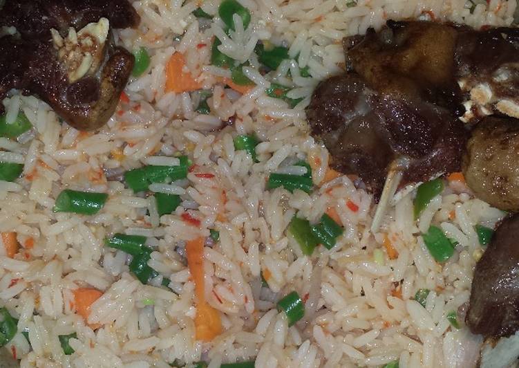 Recipe of Ultimate Ganished coconut rice | Satisfyingrecipe.web.app