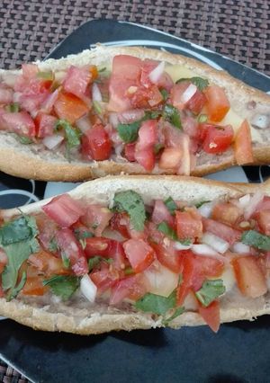 Una foto de Desayuno Mexicano, Molletes