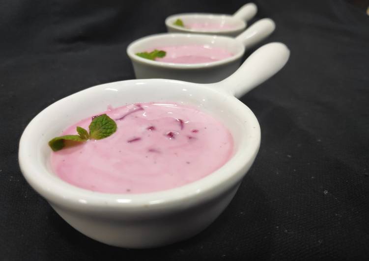 Easiest Way to Prepare Beetroot yoghurt in 18 Minutes for Beginners