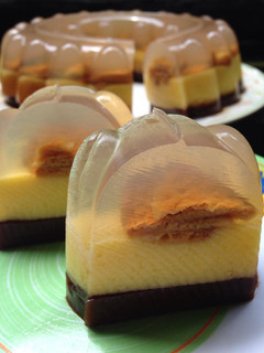 Foto resep Pudding regal tiga lapis