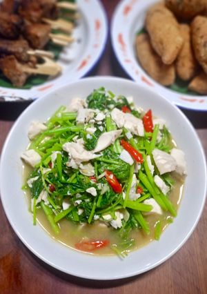 Foto resep Sayur Bayam Telur Asin