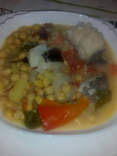 Una foto de Cocido con bacalao