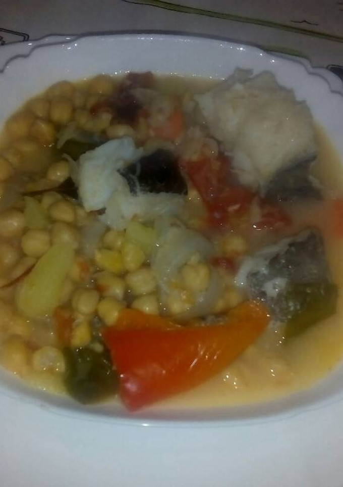 Una foto de Cocido con bacalao