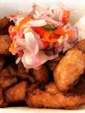 Fried crispy pork “sambal matah” (non halal)