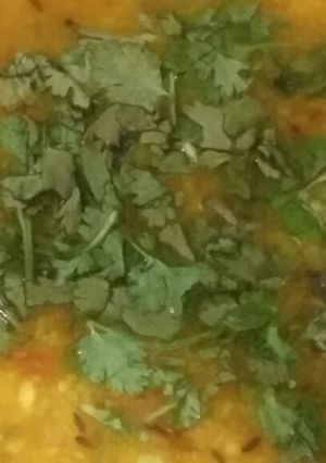 A picture of Yellow dal.
