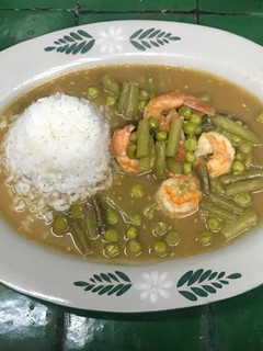 Una foto de Camarones con naranja