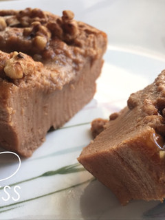 Una foto de Budín de chocolate hiperproteico Fit