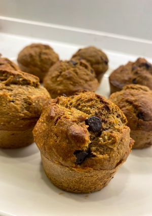 Φωτογραφία της συνταγής Muffins με μπανάνα