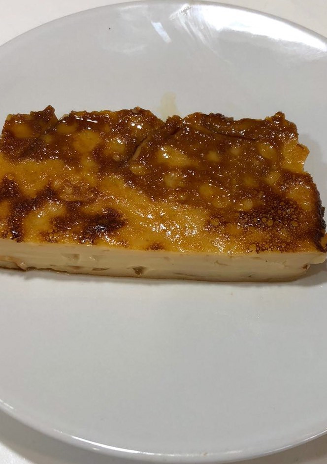 Una foto de Flan al horno