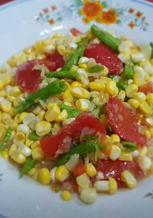 รูปของ ส้มตำข้าวโพดฮอกไกโด #อาหารไทยง่ายๆ