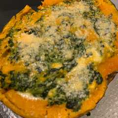 Una foto de Calabaza rellena liviana y light