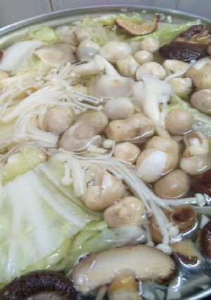 Hình của món Bún Nấm Chay.