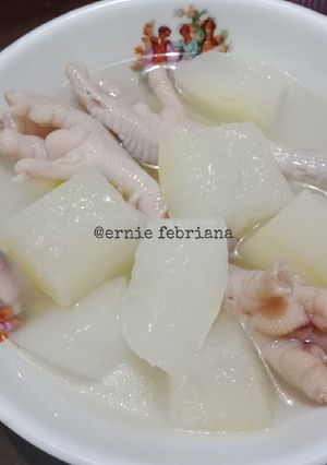 Foto resep Sup Ceker Labu Kundur