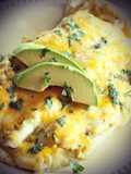 Mike's White Green Chile Chicken Enchiladas