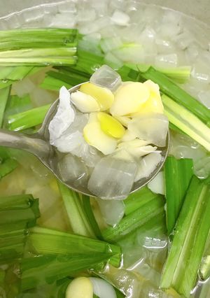 Hình của món Chè đậu ngự nha đam.
