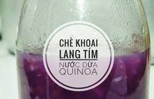 Chè khoai lang tím nước dừa Quinoa