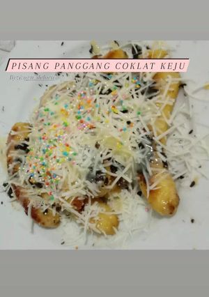 Foto resep Pisang panggang coklat keju