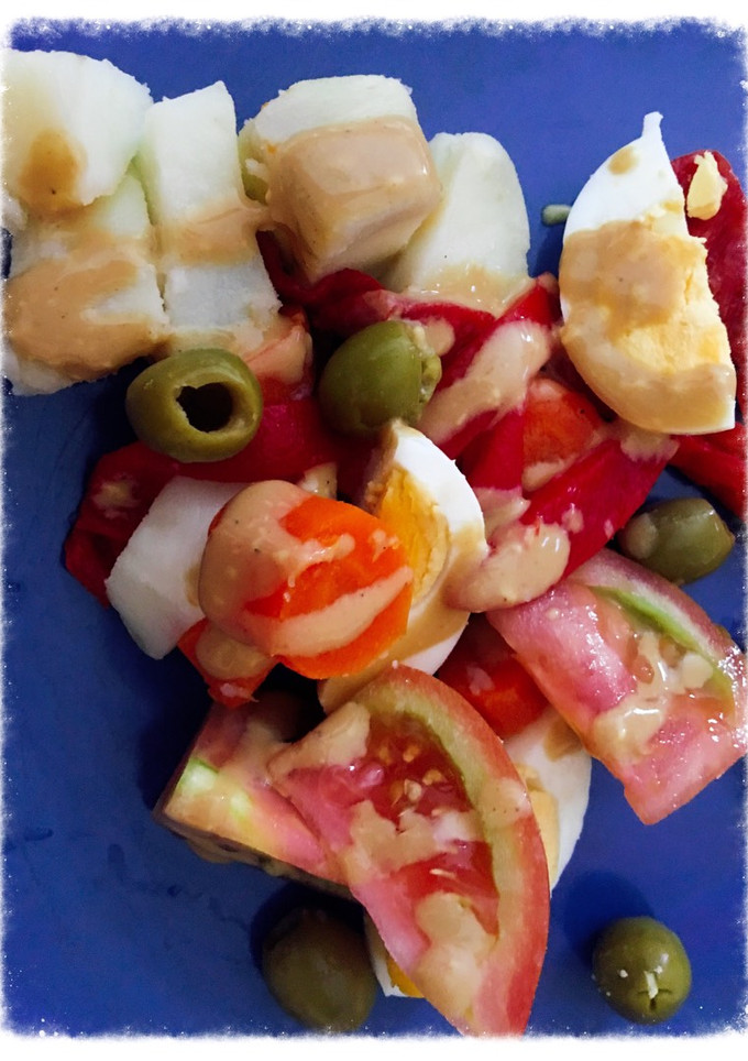 Una foto de Ensalada ligera de papas