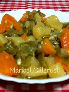 Una foto de Ensalada templada de verduras