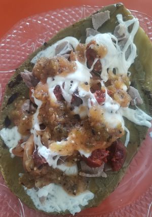 Una foto de Huarache de Nopal