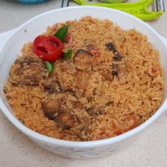 Fish biriyani A picture of Fish biriyani.