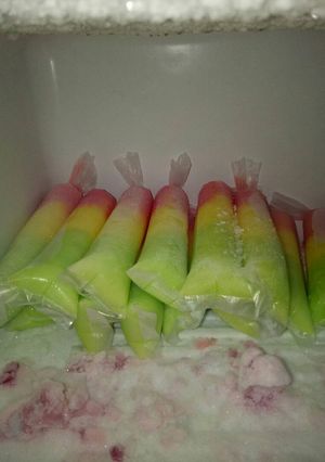 Foto resep Es mambo jelly rainbow