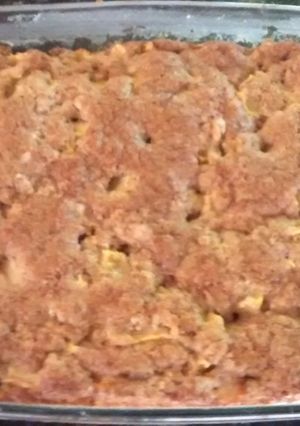 Una foto de Budín o Crumble de Manzana versión propia