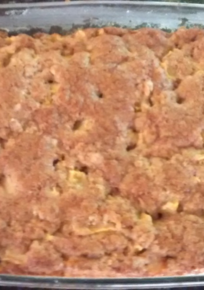 Una foto de Budín o Crumble de Manzana versión propia