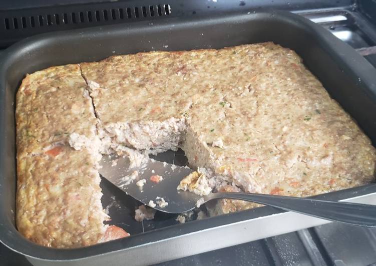 Simple Way to Make Homemade Bolo de carne moída assado