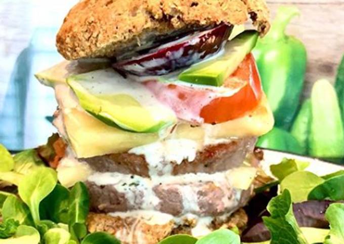 Burger Double Chesse Healthy