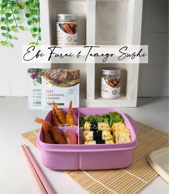 Foto resep Ebi Furai&Tamago Sushi (Ide bekal anak sekolah yang enak dan bernutrisi)