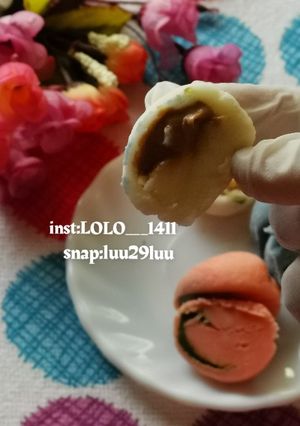 صورة لوصفة حلوى الموتشي الياباني ☯️😋