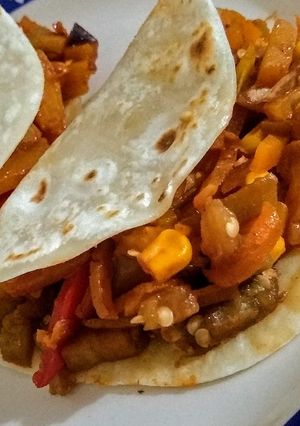 Una foto de Piadinas vegetarianas (sin gluten)