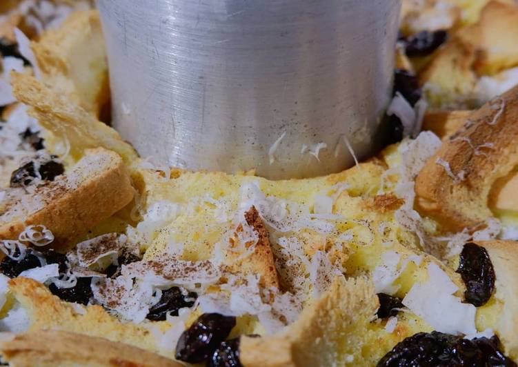 Resep Bread pudding with custard sauce | Resep Membuat Bread pudding with custard sauce Yang Enak Banget