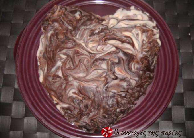 κύρια φωτογραφία συνταγής Σοκολατένια καρδιά μαρμπρέ