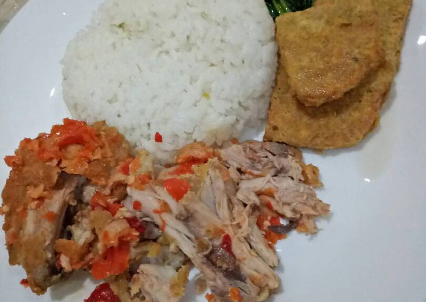 Nasi Ayam Geprek