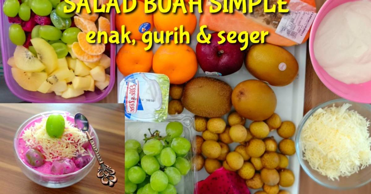 Resep Salad Buah Simple Oleh Dianca Andriansyah Cookpad