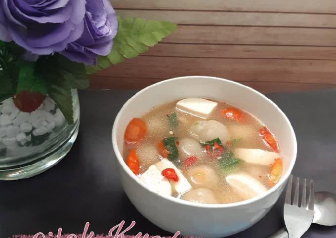 Resep 479. Cilok kuah (bakso aci) Anti Gagal