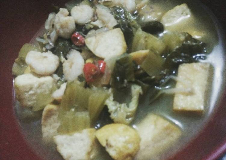 Resep Sayur Asin Tahu Udang yang Menggugah Selera