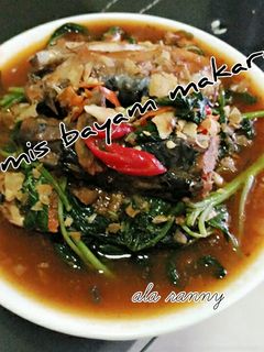 Foto resep Tumis bayam makarel