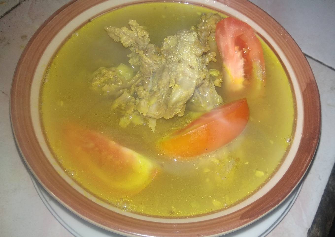 Soto balungan sapi simpel enak