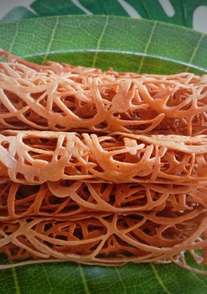 Foto resep Sarang laba-laba Krispi Jajanan Enak