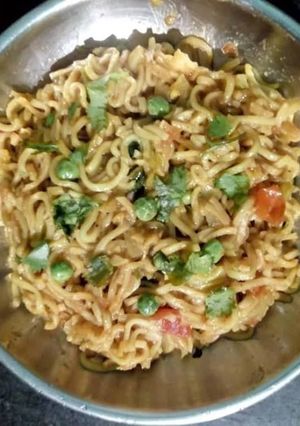 A picture of Mix veg maggi.