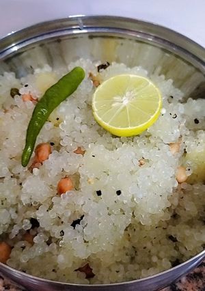 A picture of Sabudana Khichdi.