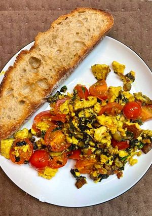 A picture of Scrambled tofu.