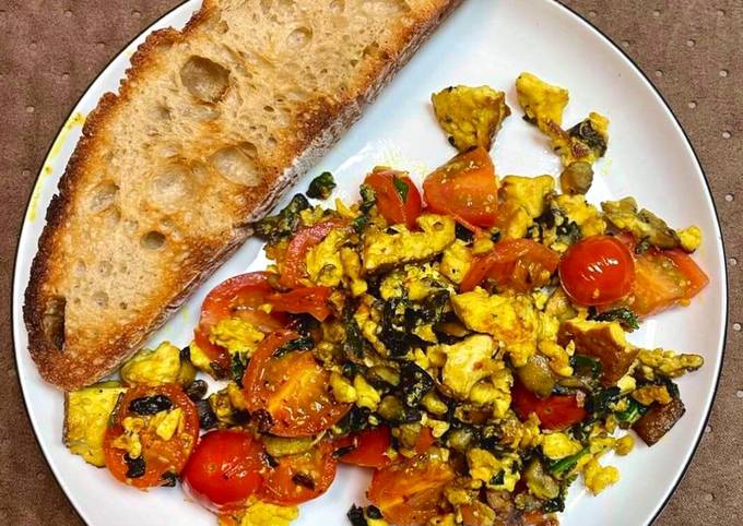 Scrambled tofu