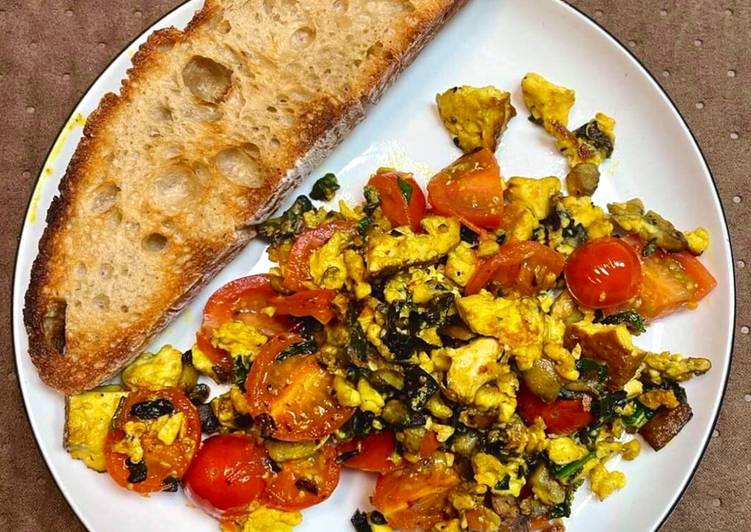 Scrambled tofu