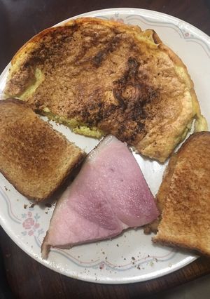 A picture of Plain fluffy omelet.