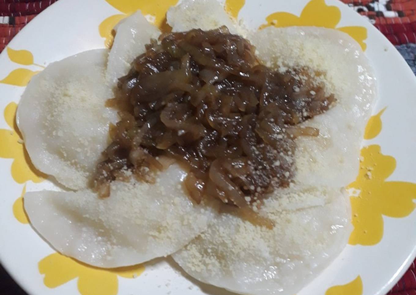 Pierogi, una comida típica de la cocina polaca. 😋