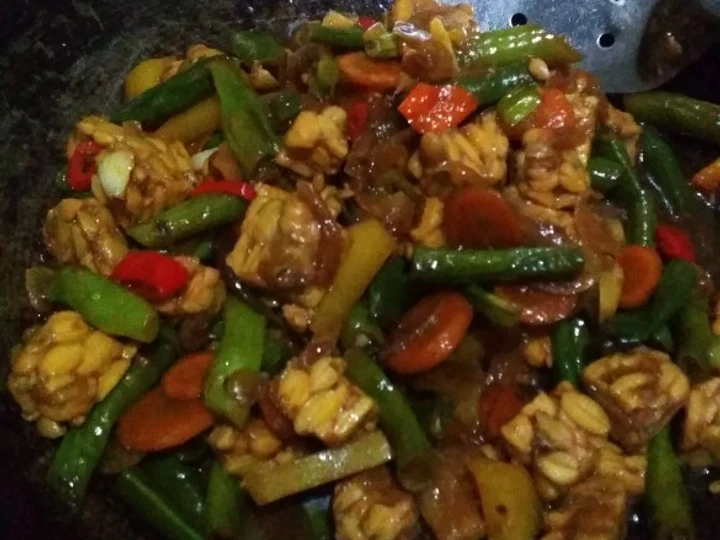 Cara Mudah Menyiapkan Resep Tumis tempe dan sayuran yang Enak Banget Anti Ribet, Lezat
